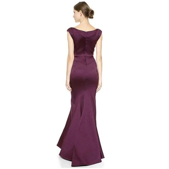 Zac Posen Stretch Duchesse mermaid gown - Picture 4 of 14